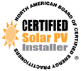 NABCEP Certified PV Installer Seal